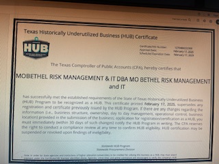 DBA MO Bethel Risk Management & IT Logo